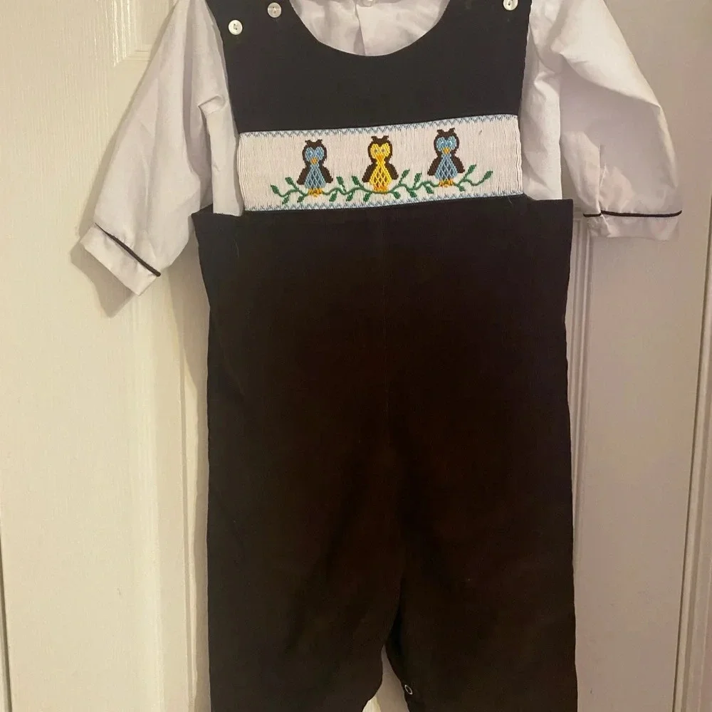 Be Mine Smocked Owl Outfit